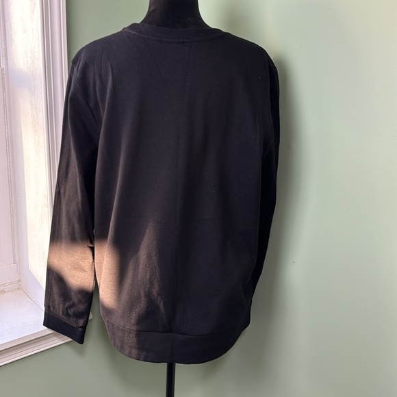 NWT, Kim, Rogers, hounds tooth, print sweatshirt, XL - Picture 3 of 4